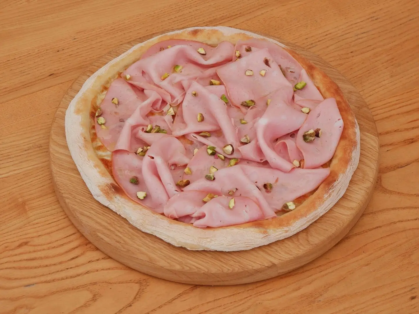 Pistachio & Mortadella Pizza